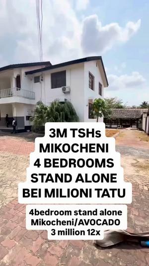 Nyumba ya vyumba vitatu inapangishwa Mikocheni, Dar Es Salaam