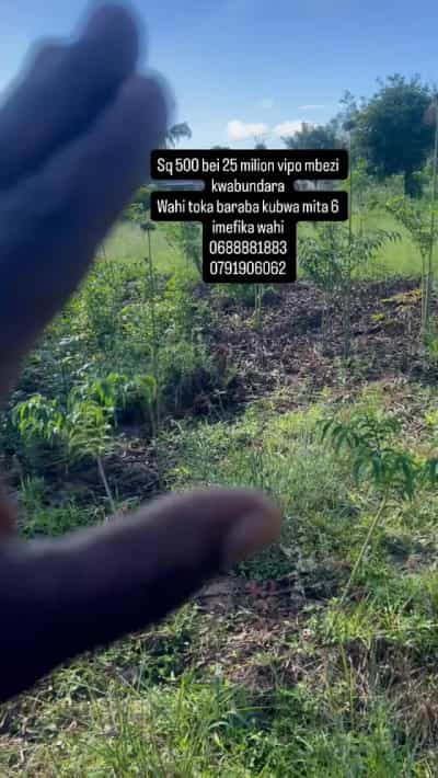 Kiwanja kinauzwa Mbezi Kwabundara, Dar Es Salaam (500 sqm) Kiwanja kinauzwa Mbezi Kwabundara, Dar Es Salaam (500 sqm)