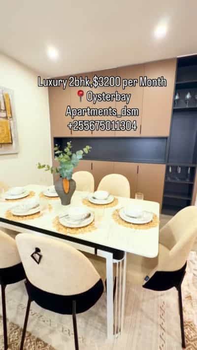 Apartment (Furnished) ya vyumba viwili inapangishwa Oysterbay, Dar Es Salaam