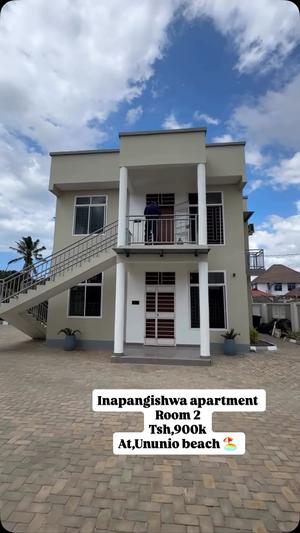 Apartment ya vyumba viwili inapangishwa Ununio Beach, Dar Es Salaam Apartment ya vyumba viwili inapangishwa Ununio Beach, Dar Es Salaam