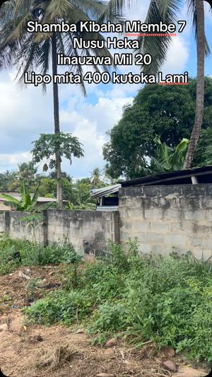 Kiwanja kinauzwa Kibaha Miembe 7, Pwani (0.5 acre)