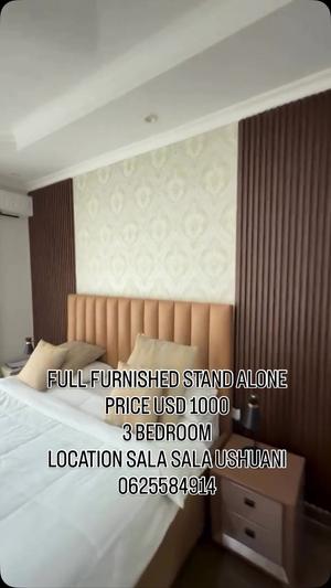 3 Bedrooms Furnished House for Rent in Sala Sala, Dar Es Salaam 3 Bedrooms Furnished House for Rent in Sala Sala, Dar Es Salaam