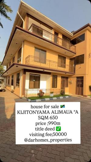 Nyumba inauzwa Kijitonyama, Dar Es Salaam Nyumba inauzwa Kijitonyama, Dar Es Salaam