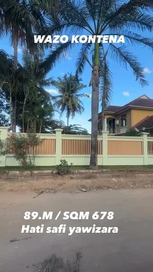 Residential/Commercial Plot for Sale in Wazo Kontena, Dar Es Salaam (678 sqm)