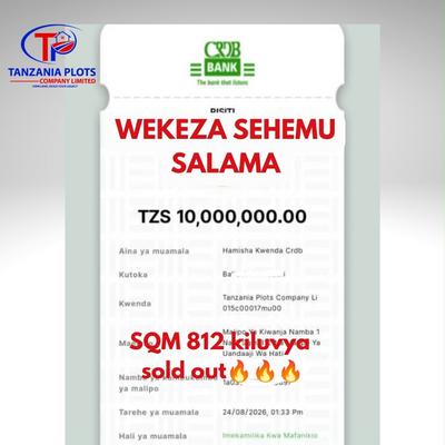Viwanja vinauzwa Kiluvya Makurunge, Pwani