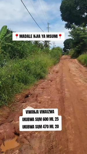 Viwanja vinauzwa Madale Njia Ya Msumi, Dar Es Salaam (470 sqm)