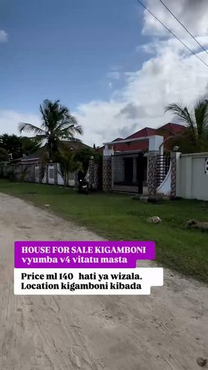 4 Bedrooms House for Sale in Kigamboni Kibada, Dar Es Salaam (600 sqm) 4 Bedrooms House for Sale in Kigamboni Kibada, Dar Es Salaam (600 sqm)