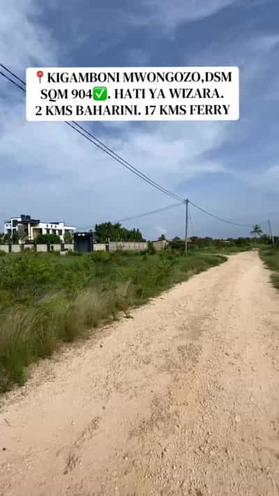 Kiwanja kinauzwa Kigambono Mwongozo, Dar Es Salaam (904 sqm)