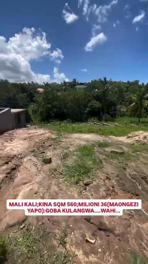 Kiwanja kinauzwa Goba Kulangwa, Dar Es Salaam (560 sqm)
