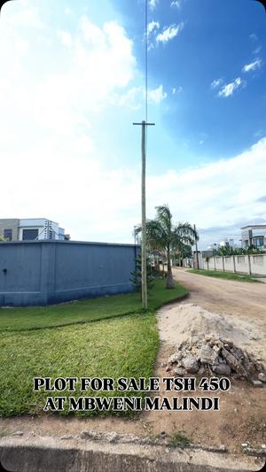 Plot for sale in Mbweni Malindi, Dar Es Salaam Plot for sale in Mbweni Malindi, Dar Es Salaam