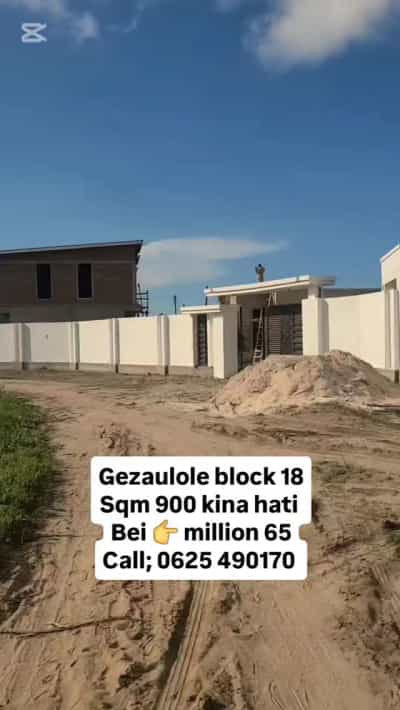 Kiwanja kinauzwa Kigamboni Gezaulole, Dar Es Salaam (900 sqm) Kiwanja kinauzwa Kigamboni Gezaulole, Dar Es Salaam (900 sqm)