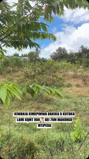 Plot for sale in Makongo Mtipesa, Dar Es Salaam sqm 900 Plot for sale in Makongo Mtipesa, Dar Es Salaam sqm 900