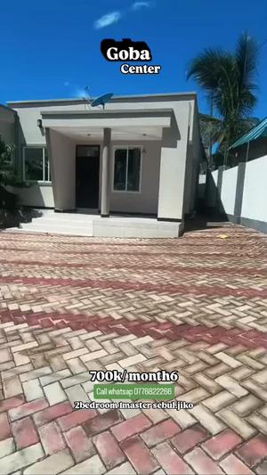 Apartment ya vyumba viwili inapangishwa Goba Center, Dar Es Salaam