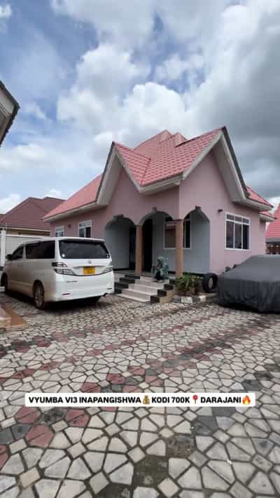 Apartment ya vyumba vitatu inapangishwa Kigamboni Darajani, Dar Es Salaam