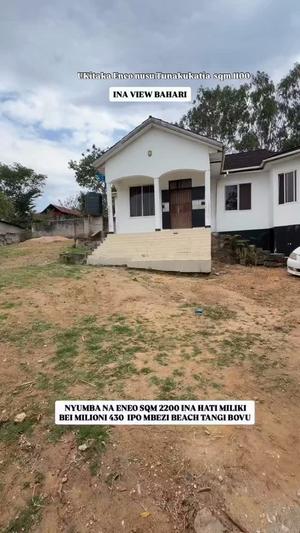 Nyumba ya vyumba vitatu inauzwa Mbezi Beach, Dar Es Salaam (2200 sqm) Nyumba ya vyumba vitatu inauzwa Mbezi Beach, Dar Es Salaam (2200 sqm)