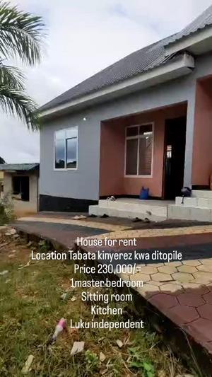 Nyumba/Apartment ya chumba kimoja inapangishwa Tabata Kinyerezi, Dar Es Salaam