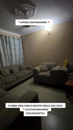 Nyumba ya vyumba viwili inapangishwa Magomeni, Dar Es Salaam Nyumba ya vyumba viwili inapangishwa Magomeni, Dar Es Salaam