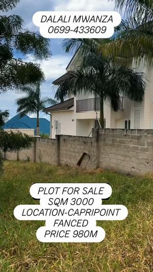 Residential Plot for Sale in Capri Point, Mwanza (3000 sqm)
