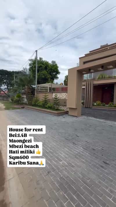 4 Bedrooms House for Sale in MBEZI BEACH, Dar Es Salaam (600 sqm)