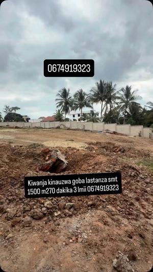 Kiwanja kinauzwa Goba Lastanza, Dar Es Salaam sqm 1500 Kiwanja kinauzwa Goba Lastanza, Dar Es Salaam sqm 1500