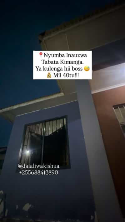 Nyumba ya vyumba vitatu inauzwa Tabata Kimanga, Dar Es Salaam Nyumba ya vyumba vitatu inauzwa Tabata Kimanga, Dar Es Salaam