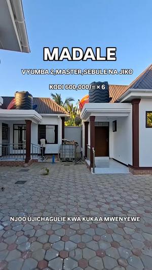 Apartment ya vyumba viwili inapangishwa Madale, Dar Es Salaam