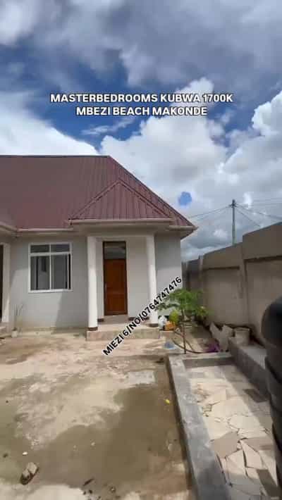 Nyumba ya chumba kimoja inapangishwa Mbezi Beach Makonde, Dar Es Salaam