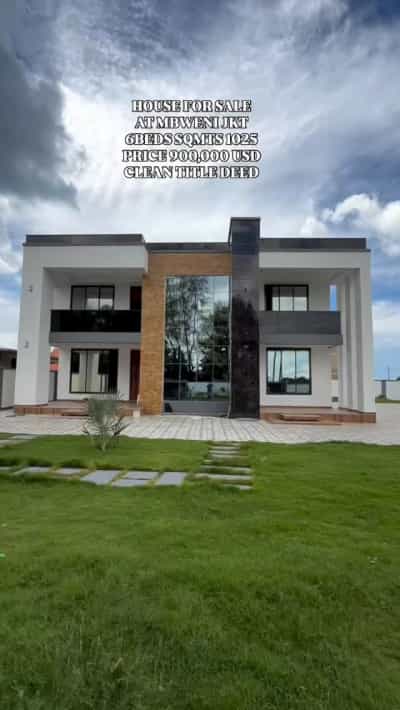 Nyumba ya vyumba 6 inauzwa Mbweni Jkt, Dar Es Salaam (1025 sqm)