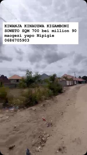 Plot for sale in Soweto, Kilimanjaro sqm 700 Plot for sale in Soweto, Kilimanjaro sqm 700