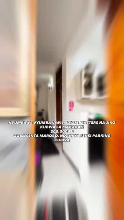 Nyumba ya vyumba viwili inapangishwa Goba Senta Marobo, Dar Es Salaam