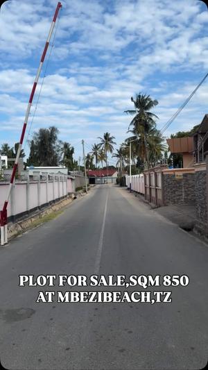 Plot for sale in Mbezi Beach Chini, Dar Es Salaam sqm 850 Plot for sale in Mbezi Beach Chini, Dar Es Salaam sqm 850