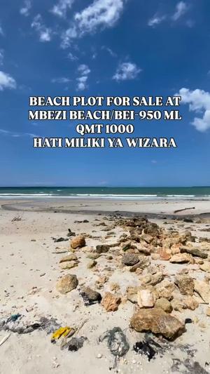 Beach Plot for Sale in Mbezi Beach Kidimbwi, Dar Es Salaam (1000 sqm) Beach Plot for Sale in Mbezi Beach Kidimbwi, Dar Es Salaam (1000 sqm)