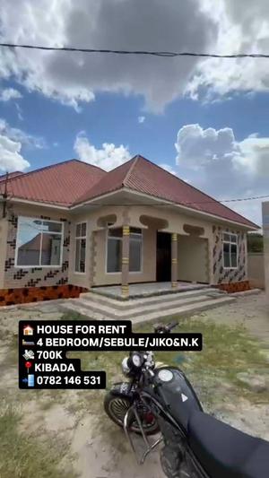 Nyumba ya vyumba vinne inapangishwa Kigamboni Kibada, Dar Es Salaam Nyumba ya vyumba vinne inapangishwa Kigamboni Kibada, Dar Es Salaam