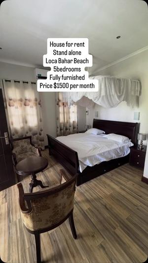 Nyumba (Furnished) ya vyumba vinne inapangishwa Bahari Beach, Dar Es Salaam