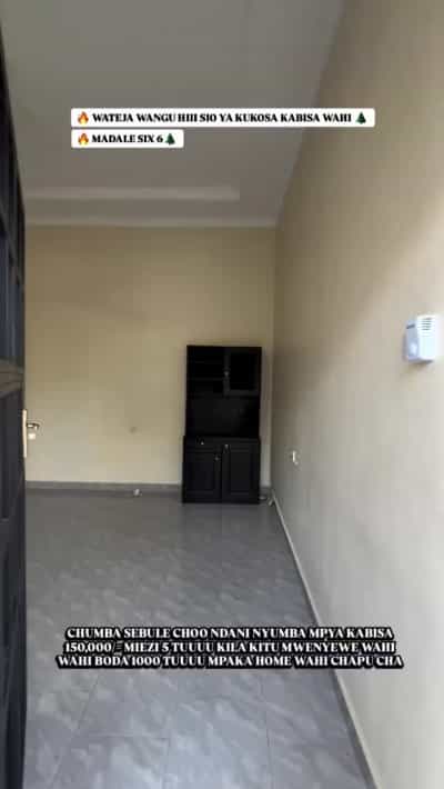 1 Bedroom House for Rent in MADALE SIX 6 / MIVUMONI, Dar Es Salaam