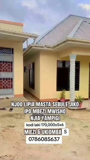 1 Bedroom Apartment for Rent in Mbezi Mwisho Machimbo, Dar Es Salaam