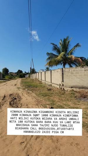Plot for sale in Kisota, Dar Es Salaam sqm 1000 Plot for sale in Kisota, Dar Es Salaam sqm 1000