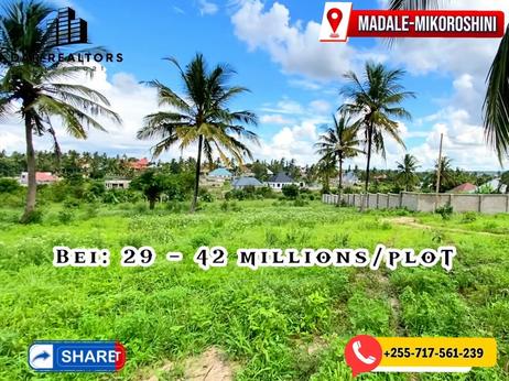 Plots for sale in Madale Mikoroshini, Dar Es Salaam Plots for sale in Madale Mikoroshini, Dar Es Salaam