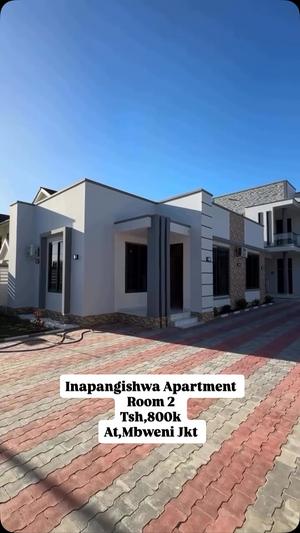 Apartment ya vyumba viwili inapangishwa Mbweni Jkt, Dar Es Salaam Apartment ya vyumba viwili inapangishwa Mbweni Jkt, Dar Es Salaam