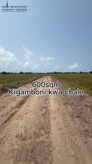 Kiwanja kinauzwa Kigamboni Kimbiji Kwa Chale, Dar Es Salaam sqm 600