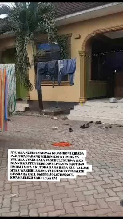 Nyumba ya vyumba vinne inauzwa Kibada, Dar Es Salaam (569 sqm) Nyumba ya vyumba vinne inauzwa Kibada, Dar Es Salaam (569 sqm)