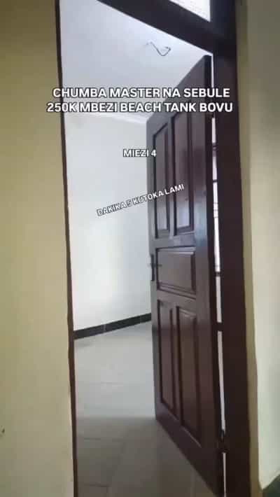 Nyumba ya chumba kimoja inapangishwa Mbezi Beach, Dar Es Salaam