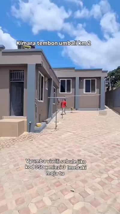 Apartment ya vyumba viwili inapangishwa Kimara Temboni, Dar Es Salaam