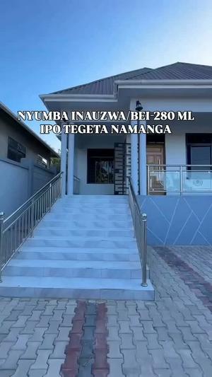 Nyumba ya vyumba vitatu inauzwa Tegeta Namanga, Dar Es Salaam (500 sqm)