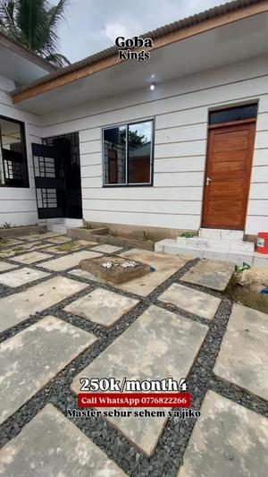 Nyumba/Apartment ya chumba kimoja inapangishwa Goba Kings, Dar Es Salaam