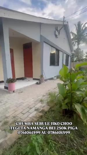 Nyumba ya chumba kimoja inapangishwa Tegeta Namanga, Dar Es Salaam