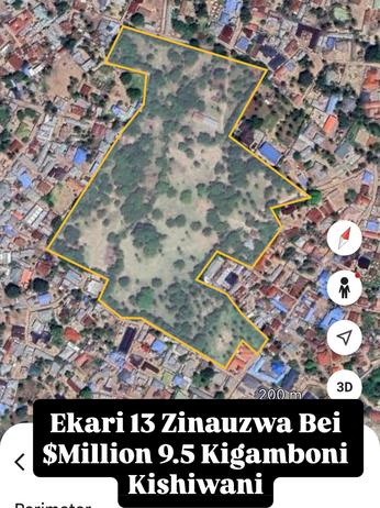 Shamba linauzwa Kigamboni Kishiwani, Dar Es Salaam (13 acre)