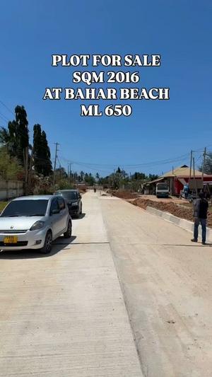 Kiwanja kinauzwa Bahar Beach, Dar Es Salaam (2016 sqm) Kiwanja kinauzwa Bahar Beach, Dar Es Salaam (2016 sqm)