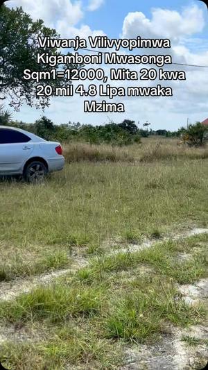 Plots for sale in Mwasonga, Dar Es Salaam sqm 400 Plots for sale in Mwasonga, Dar Es Salaam sqm 400