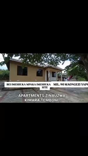 Apartment ya vyumba vitatu inauzwa Kimara Temboni, Dar Es Salaam (800 sqm) Apartment ya vyumba vitatu inauzwa Kimara Temboni, Dar Es Salaam (800 sqm)